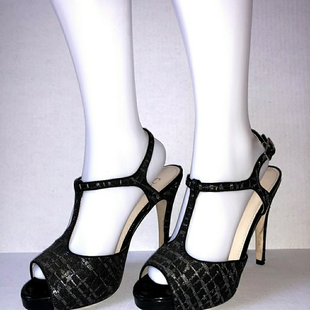 Caparros heirloom open toe high heels